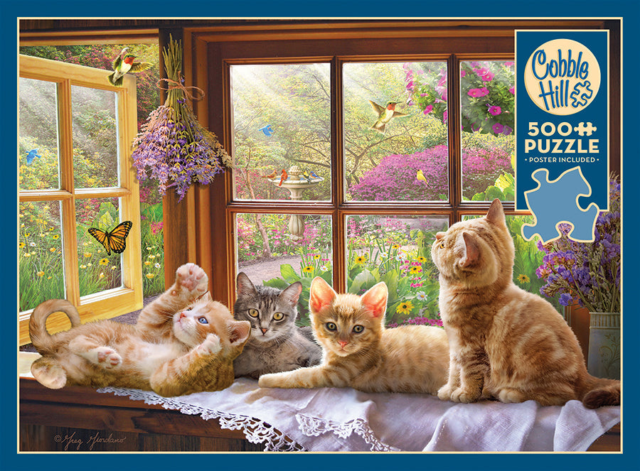 Box, straight on: Sunbeam – 500 Piece Jigsaw Puzzle (Cobble Hill)
