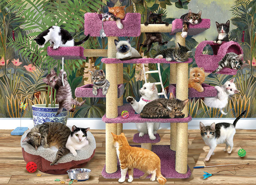 Jungle Cats by Cobble Hill - 500 Piece Jigsaw Puzzle