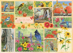Garden Birds in Autumn – 500 Piece Jigsaw Puzzle (Cobble Hill)