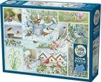 Garden Birds in Winter – 500 Piece Jigsaw Puzzle (Cobble Hill)