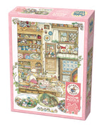 Box, turned left: Brambly Hedge Picnic Preparations by Jill Barklem - 500 Piece Jigsaw Puzzle + Poster (Cobble Hill)