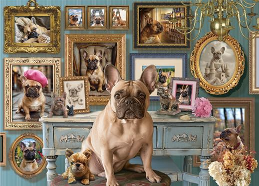 Frenchie – 500 Piece Jigsaw Puzzle (Cobble Hill)