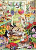Artwork: Potting Shed Cats – 500 Piece Jigsaw Puzzle (Cobble Hill)