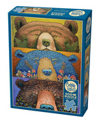 Box, turned left: Bear Eyes: Harvest – 500 Piece Jigsaw Puzzle (Cobble Hill)