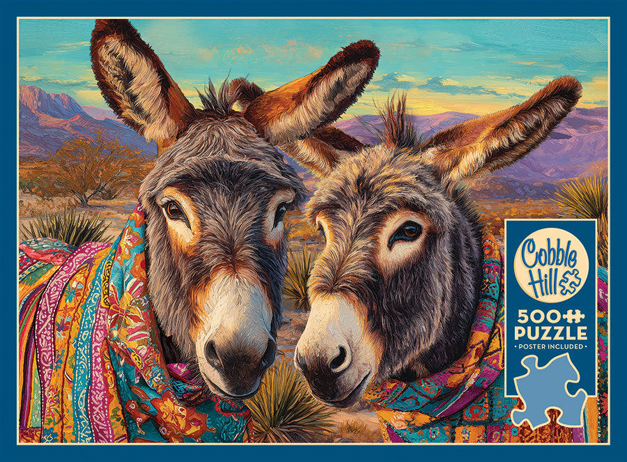 Box, straight on: Dos Borros – 500 Piece Jigsaw Puzzle (Cobble Hill)
