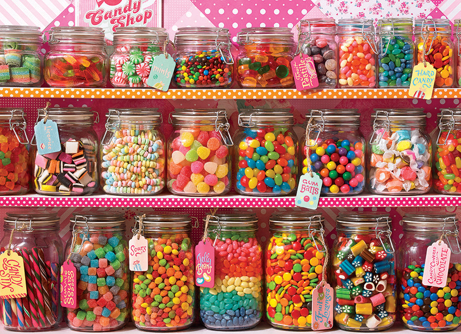 Artwork: Candy Counter – 350 Piece Jigsaw Puzzle (Cobble Hill)