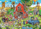 Artwork: Farmyard Folly – 350 Piece Jigsaw Puzzle (Cobble Hill)