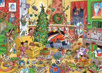 Artwork: Catching Santa – 350 Piece Jigsaw Puzzle (Cobble Hill)