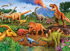 Artwork: Dinos – 350 Piece Jigsaw Puzzle (Cobble Hill)
