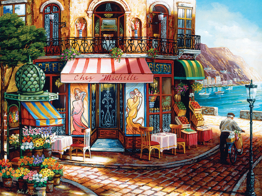 Artwork: Chez Michelle – 275 Piece Jigsaw Puzzle (Cobble Hill)