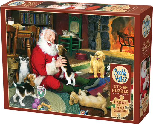 Santa's Playtime – 275 Piece Jigsaw Puzzle (Cobble Hill)