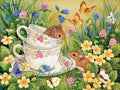 Artwork: Tea for Two – 275 Piece Jigsaw Puzzle (Cobble Hill)