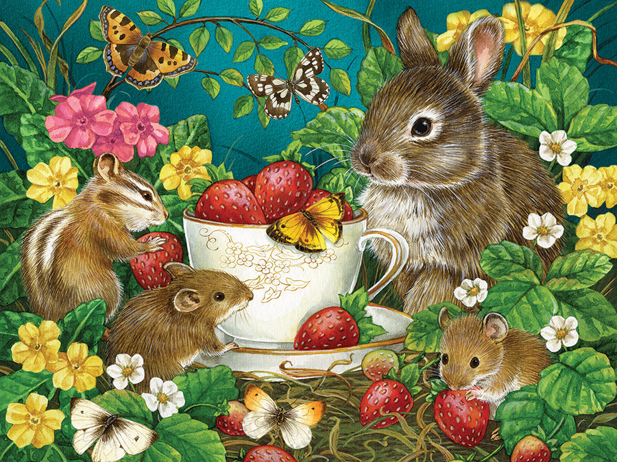 Artwork: Berry Sweet - 275 Piece Cobble Hill Puzzle (Large Pieces + Poster)