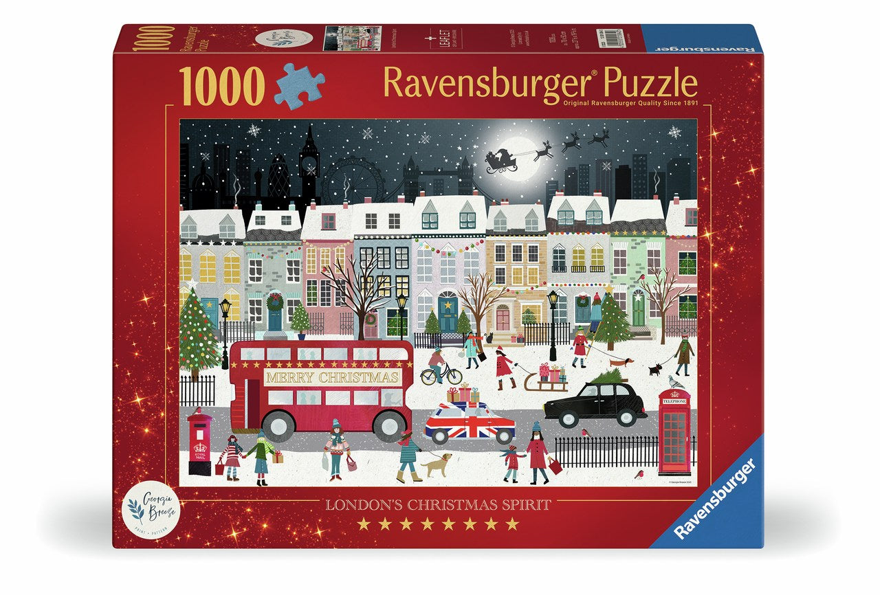 Ravensburger - Lonson's Christmas Spirit - 1000 Piece Jigsaw Puzzle