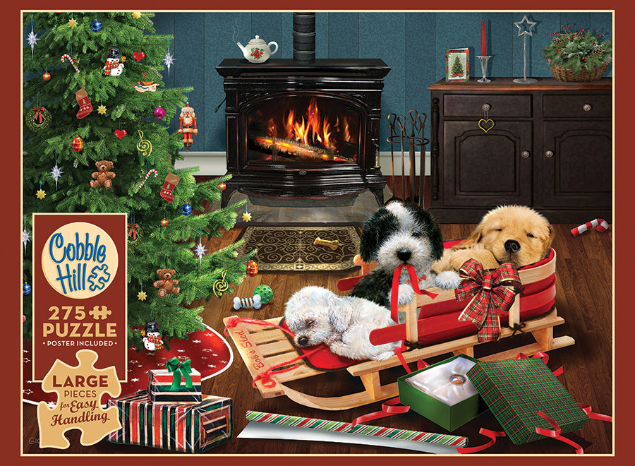 Box, straight on: The Best Christmas Gift – 275 Piece Jigsaw Puzzle (Cobble Hill)