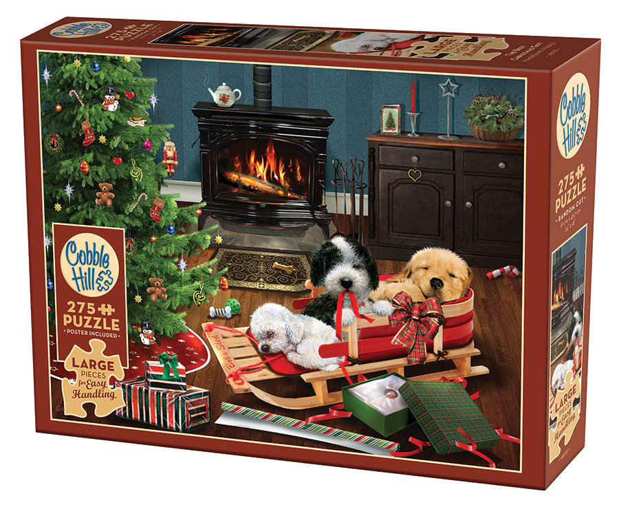 Box, turned left: The Best Christmas Gift – 275 Piece Jigsaw Puzzle (Cobble Hill)