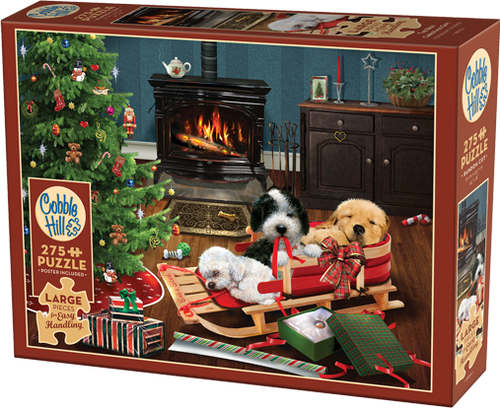 The Best Christmas Gift – 275 Piece Jigsaw Puzzle (Cobble Hill) - Completed Puzzle