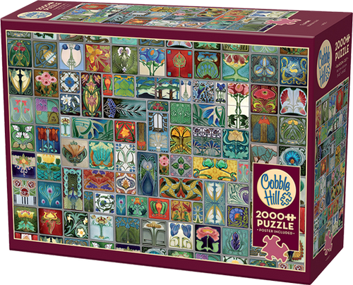 Tilework – 2000 Piece Jigsaw Puzzle (Cobble Hill) - Completed Puzzle