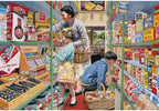 Artwork, puzzle 1 of 4: Mitchell's Mobile Shop – 4 x 500 Piece Jigsaw Puzzles (Gibsons)