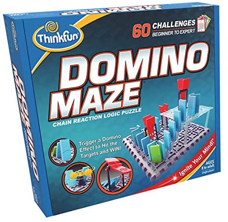 Domino Maze: Chain Reaction Logic Puzzle – 44001012 Piece Jigsaw Puzzle (Thinkfun)