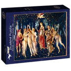 Box, turned right: Botticelli - La Primavera (Spring), 1482 - 1000 Piece Jigsaw Puzzle (Art by Bluebird)