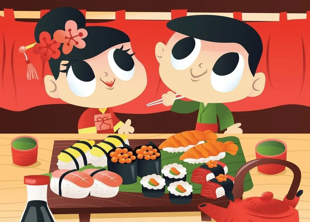 Artwork: Long Live Sushi! - 48 Piece Jigsaw Puzzle (Bluebird)