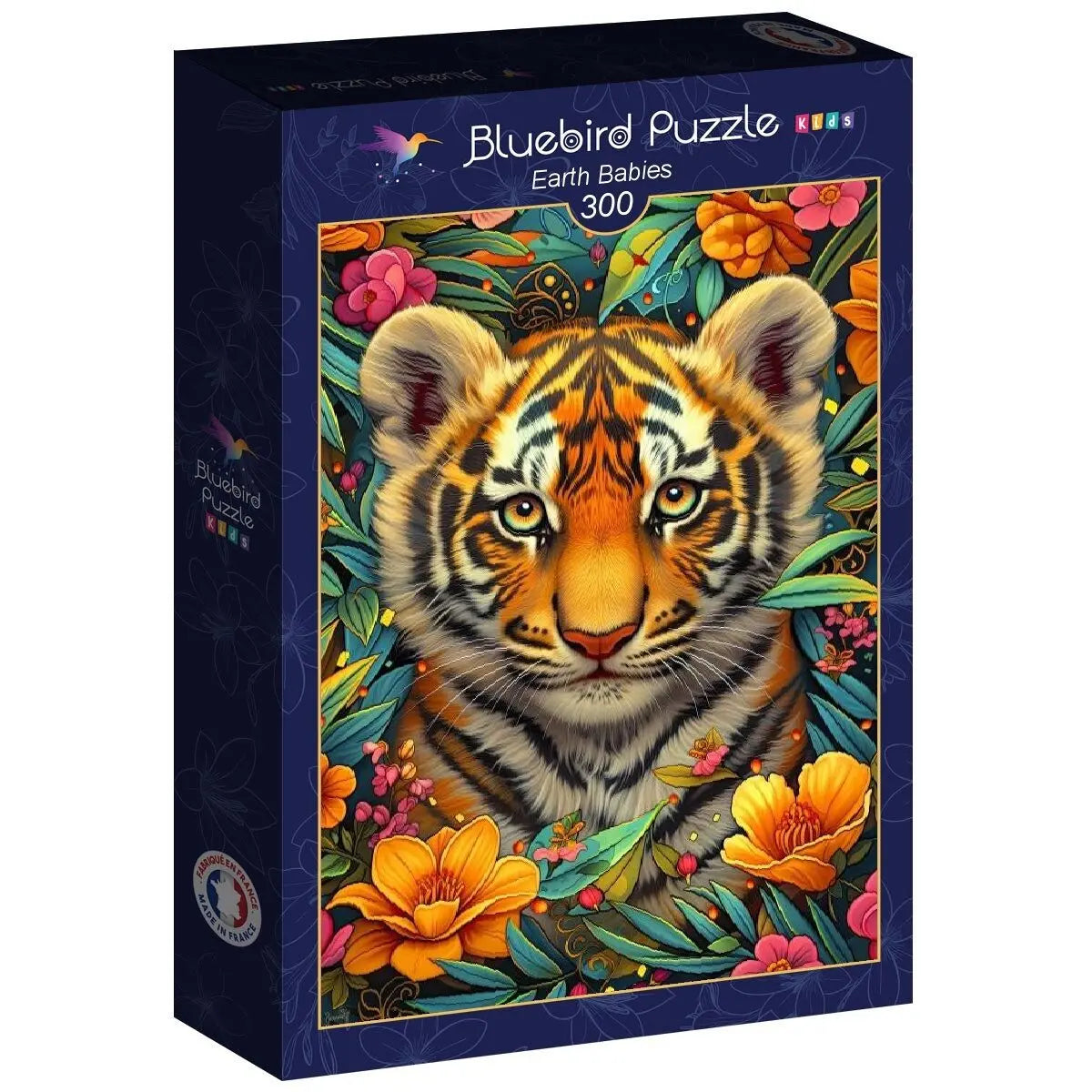 Box, turned left: Earth Babies - 300 Piece Jigsaw Puzzle (Bluebird)