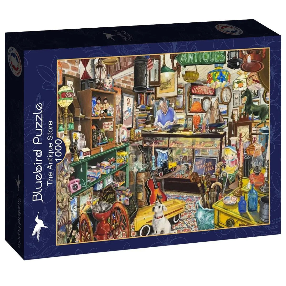 Box, turned left: The Antique Store - 1000 Piece Jigsaw Puzzle (Bluebird)