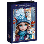 Box, turned right: Winter Walk - 300 Piece Jigsaw Puzzle (Bluebird)