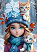 Artwork: Winter Walk - 300 Piece Jigsaw Puzzle (Bluebird)