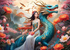 Artwork: Blue Dragon - 500 Piece Jigsaw Puzzle (Bluebird)