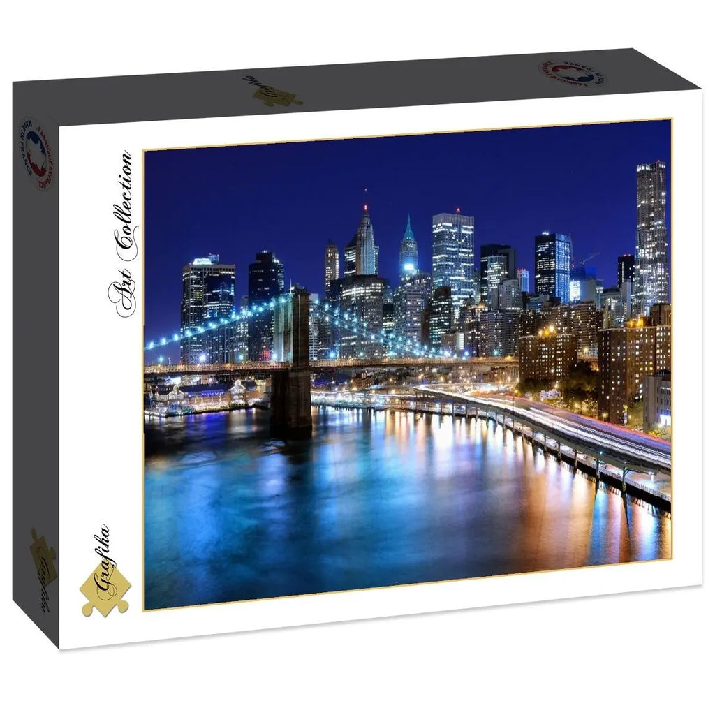 Box, turned right: New York by Night - 2000 Piece Jigsaw Puzzle (Grafika)