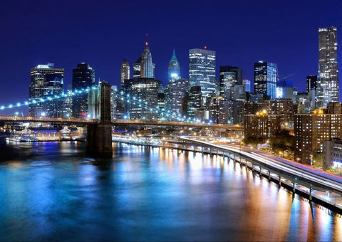 Artwork: New York by Night - 2000 Piece Jigsaw Puzzle (Grafika)
