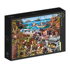 Box, turned right: The Bigoudènes - 1000 Piece Jigsaw Puzzle (Grafika)