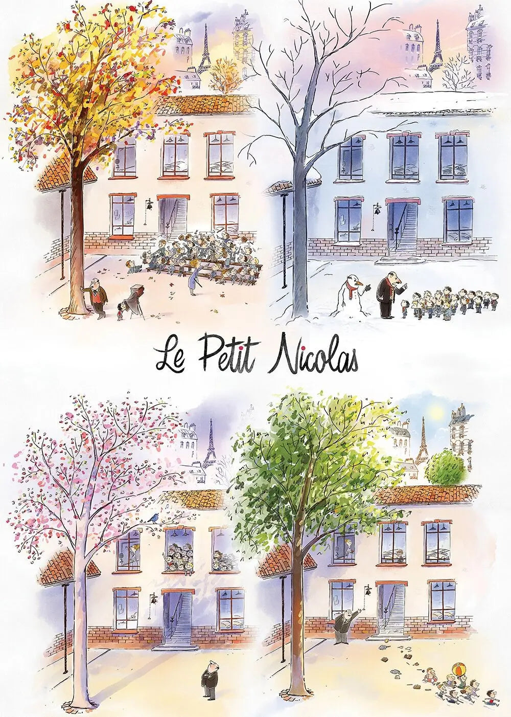 Artwork: Little Nicolas - The Four Seasons - 1000 Piece Jigsaw Puzzle (Grafika)
