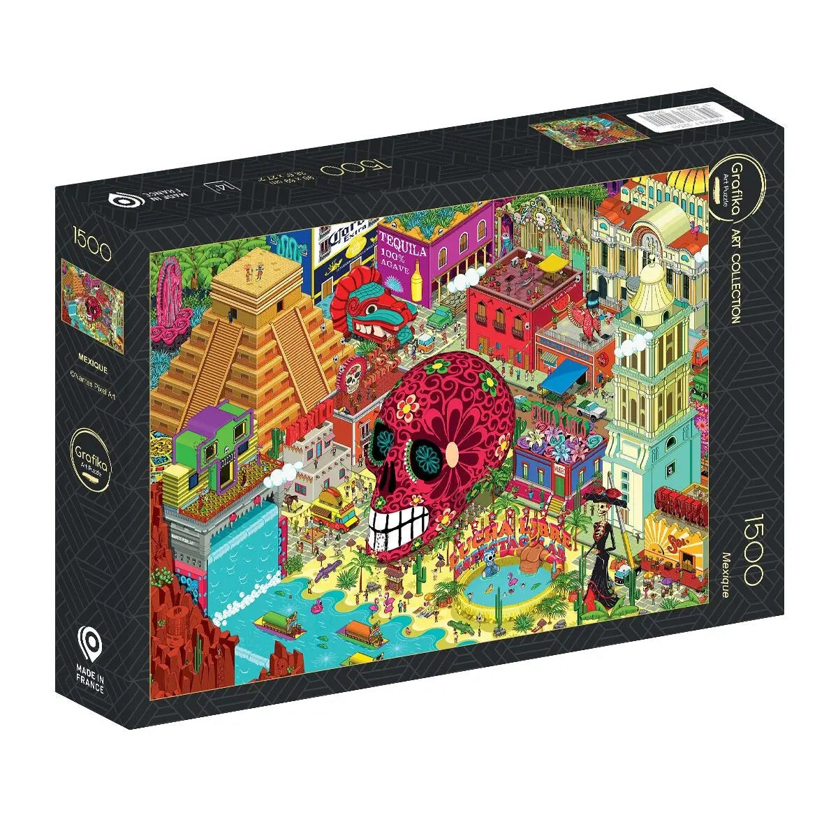Box, turned right: Mexico - 1500 Piece Jigsaw Puzzle (Grafika)