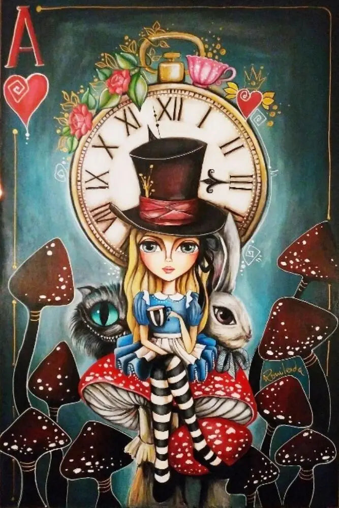 Artwork: Tea Time with Alice - 1000 Piece Jigsaw Puzzle (Magnolia)