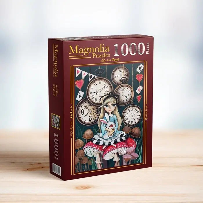 Box, turned right: Alice Time - 1000 Piece Jigsaw Puzzle (Magnolia)