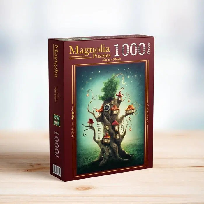 Box, turned right: Magic Tree House - 1000 Piece Jigsaw Puzzle (Magnolia)