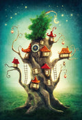 Artwork: Magic Tree House - 1000 Piece Jigsaw Puzzle (Magnolia)