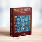 Box, turned right: Vintage Patterns - 1023 Piece Jigsaw Puzzle (Magnolia)