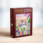 Box, turned right: Park Güell - 1000 Piece Jigsaw Puzzle (Magnolia)