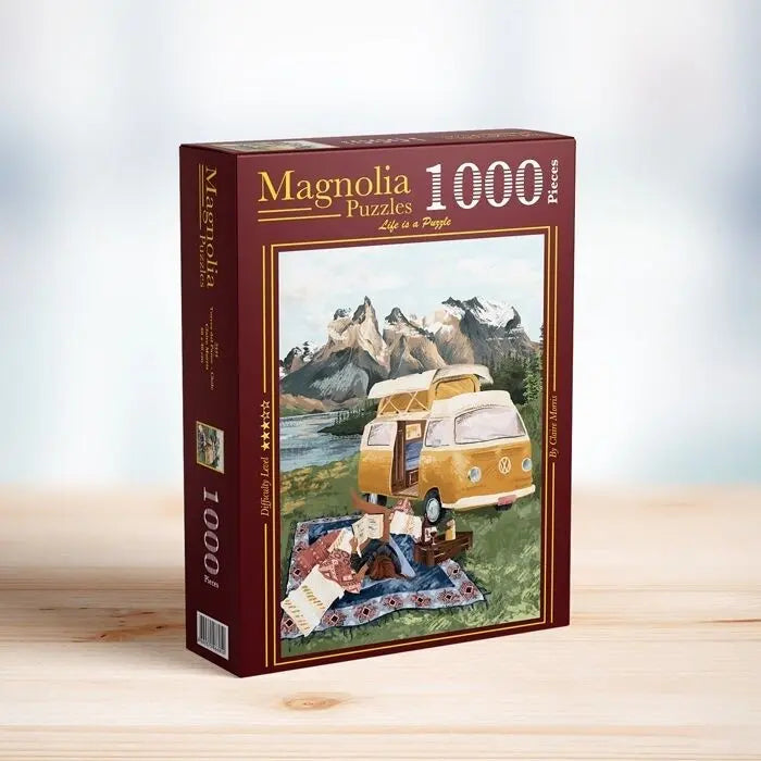 Box, turned right: Torres del Paine - 1000 Piece Jigsaw Puzzle (Magnolia)