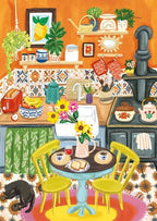 Artwork: Orange Kitchen - 1000 Piece Jigsaw Puzzle (Magnolia)