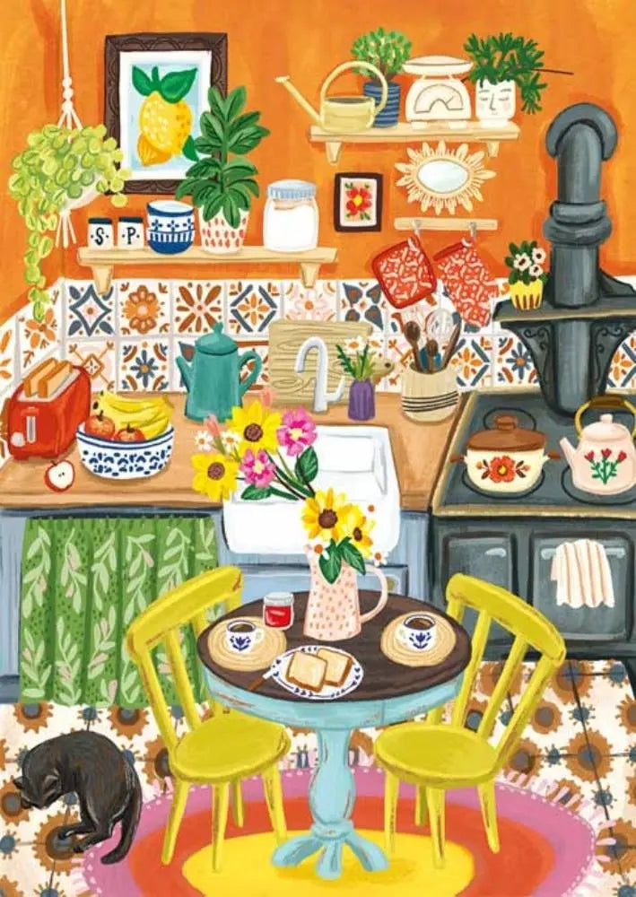 Artwork: Orange Kitchen - 1000 Piece Jigsaw Puzzle (Magnolia)