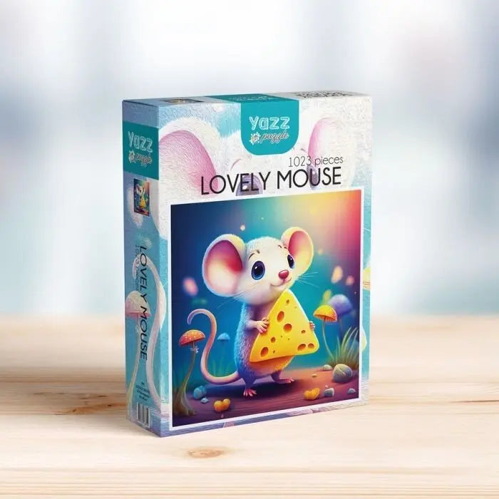 Box, turned right: Lovely Mouse - 1023 Piece Jigsaw Puzzle (Yazz)