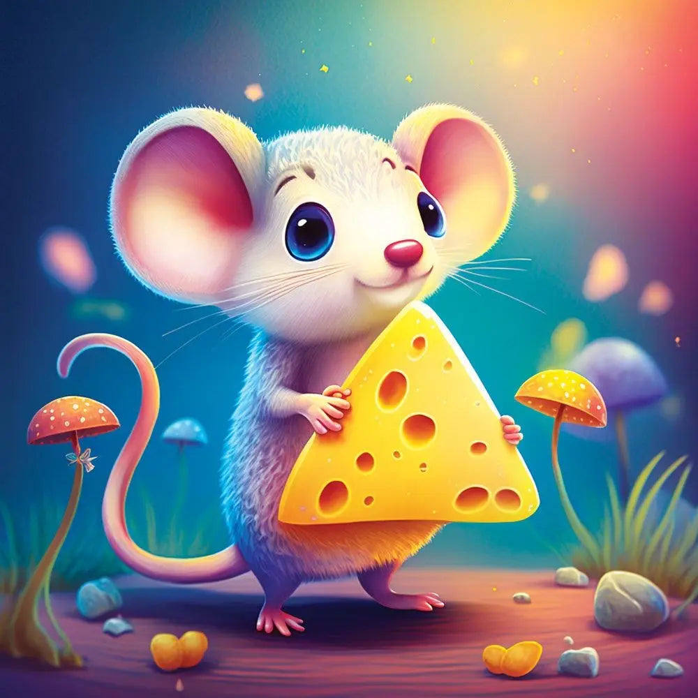 Artwork: Lovely Mouse - 1023 Piece Jigsaw Puzzle (Yazz)