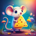 Artwork: Lovely Mouse - 1023 Piece Jigsaw Puzzle (Yazz)
