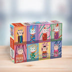 Box, turned right: Maneki Kokeshi - 1000 Piece Jigsaw Puzzle (Yazz)