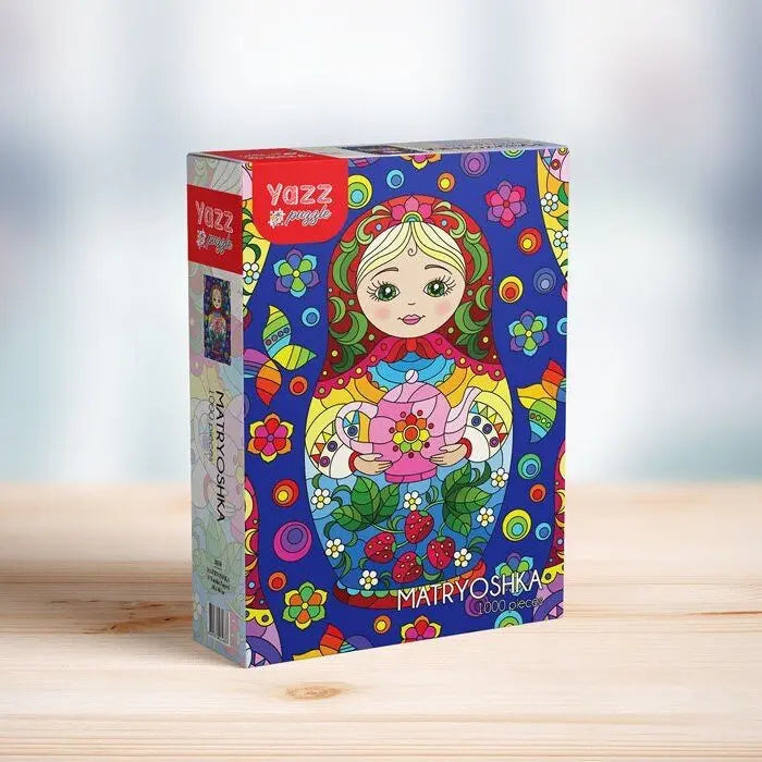 Box, turned right: Matryoshka - 1000 Piece Jigsaw Puzzle (Yazz)
